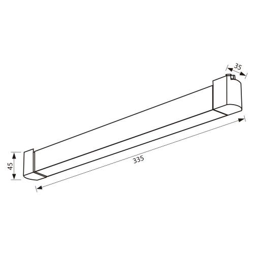 VIVALUX - Linear LED tracklight DRAX LED ∙ 20W ∙ black ∙ CCT-switch ∙ 3000K-4000K-6400K VIV005207