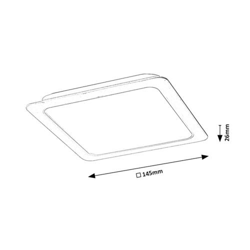 RABALUX - LED panel Shaun LED 12W 1300lm 4000K 3168