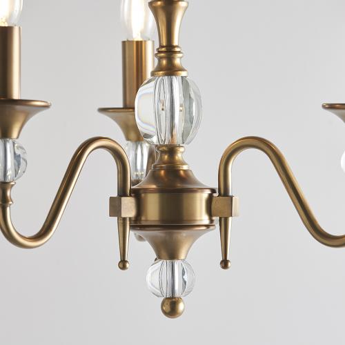 INTERIORS 1900 - chandelier   POLINA LX124P3B   E14, 3x40W