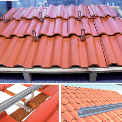 ELMARK - MOUNT STRUCTURE FOR TILE ROOF 465W PANEL 3.6kW,SET - 42346536P/TR