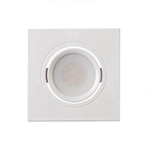 ULTRALUX - PLV1GU10 Ceiling downlight for building-in GU10 square movable