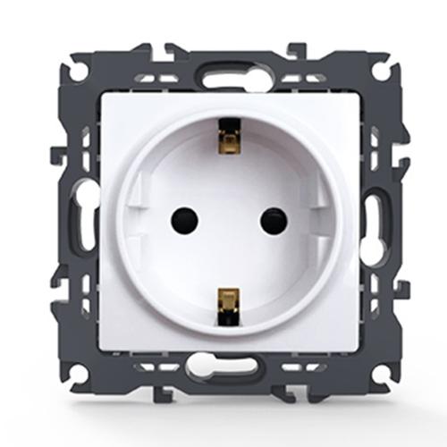 ACA LIGHTING - Контакт Шуко 16A PRIME бял 1000116001