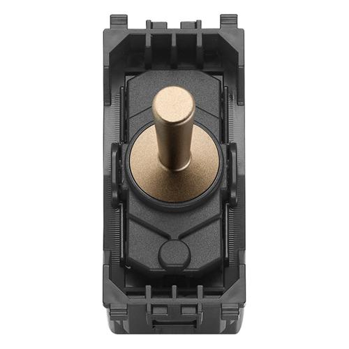VIMAR - 1P NO 10A push button Vintage satin gold - 22008.88