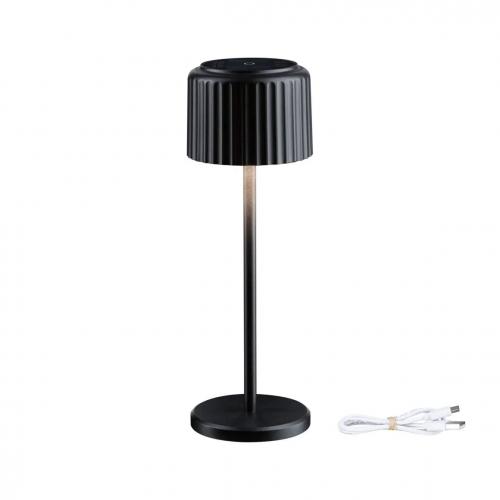 PAULMANN - Декоративна лампа  94878  Solar battery-powered light Else⚡ IP44⚡dimmable⚡2700K⚡LED 2.5 W⚡200 lm / 250 lm✴Черен