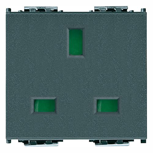 VIMAR - 16260 - 2P+E 13A Английски стандарт сив IDEA