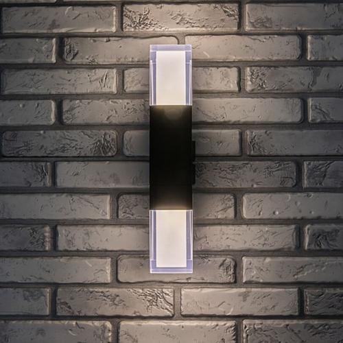 RABALUX - LED Фасаден аплик   77127   DARVAS ⚡ IP54 ⚡  LED 12W ⚡ 830lm ⚡ 2700 / 4000 / 6000К ✴ Черен