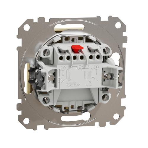 SCHNEIDER ELECTRIC - SDD180105 Sedna Design & Elements - Double One Way switch - 10AX 250V without frame birch