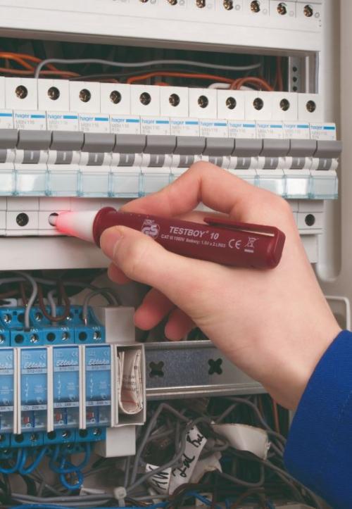 TESTBOY - Тестер на напрежение 12- 1000 V, светл. LED  Testboy 110