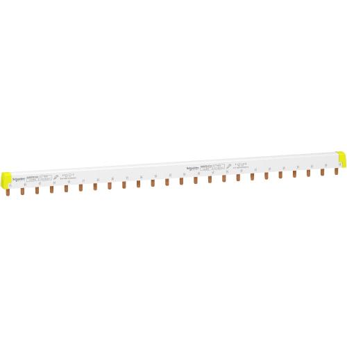 SCHNEIDER ELECTRIC - A9XPH324 Schneider Electric 3 Phase Busbar, 24 Module, 415V, 18mm Pitch