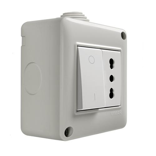 VIMAR - Plana surface mounting box IP40 enclosure 2M - 14802