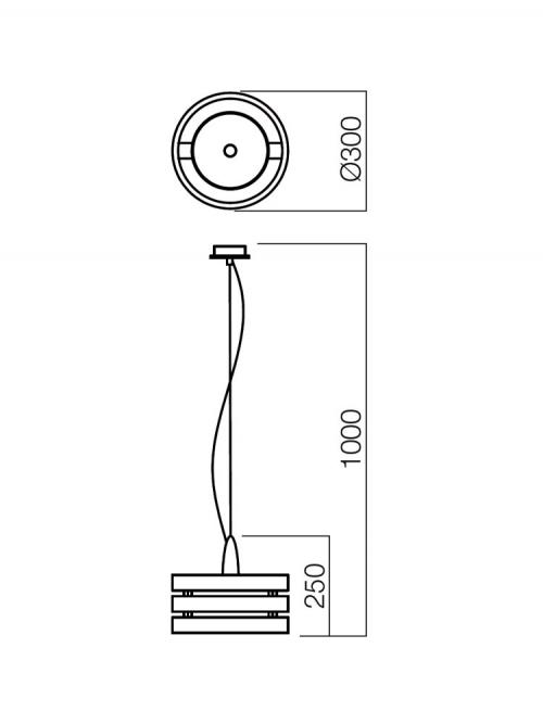 SMARTER - пендел  KIM  01-476  E27, 42W