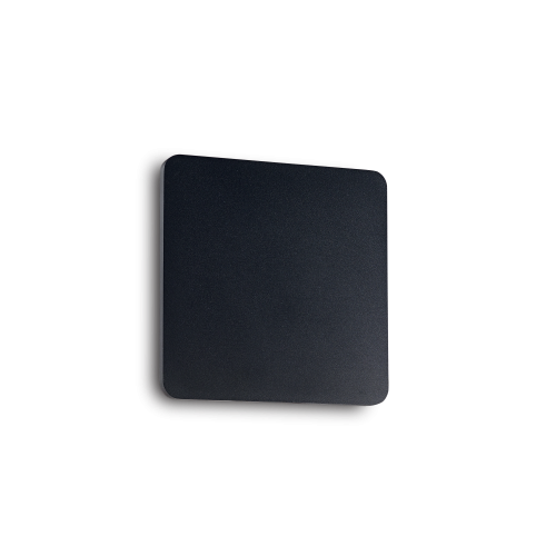 IDEAL LUX - Аплик COVER AP1 SQUARE SMALL Nero  195766