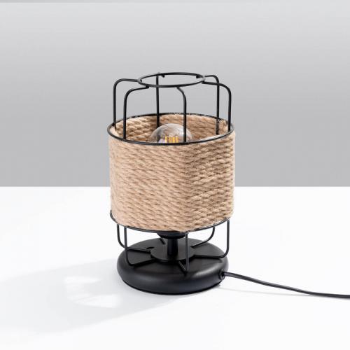 SOLLUX - Настолна лампа GIZUR черна SL.1302 E27 15W IP20