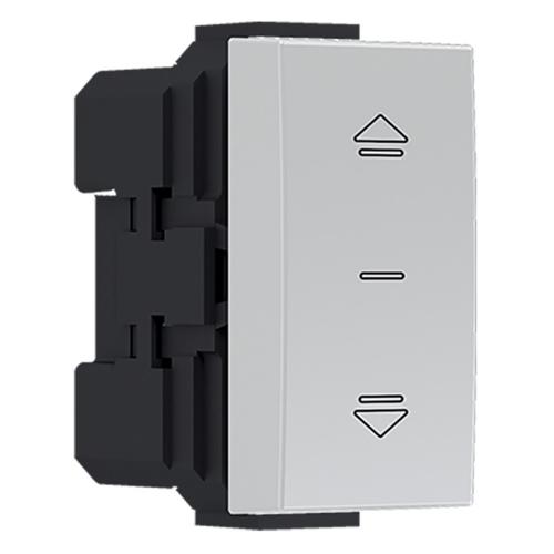 ACA LIGHTING - Ключ за щори, едномодулен 10A MODYS Слонова кост 10101312213
