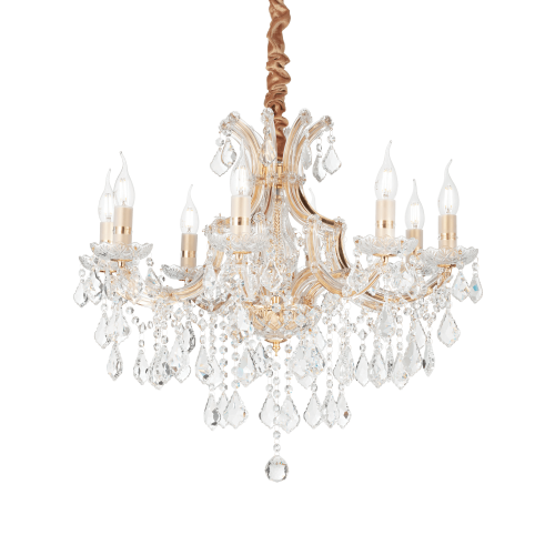 IDEAL LUX - pendant luminaire NAPOLEON SP8 Oro  167398