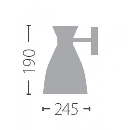 KANLUX - RETRO WALL LAMP BG (23990)