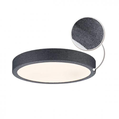 PAULMANN - 71053  LED Panel Cosara IP44 round 300mm ◾15W ◾1300lm ◾3000K✴Dark Grey