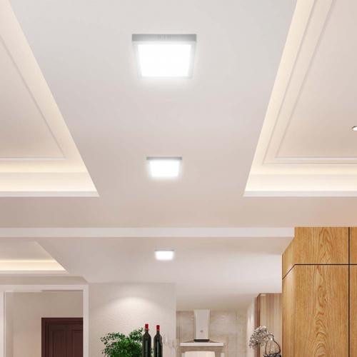 V-TAC - 6W LED Backlit Surface Panel Square 3000K 660lm SKU: 10492