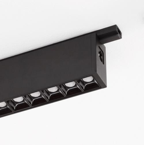 NOVA LUCE - Surface Mount Linear Profile  L:26.5, W:1.5, H:2 cm.  9540110  Linear Lighting Profiles B / IP20 ✴ Black 