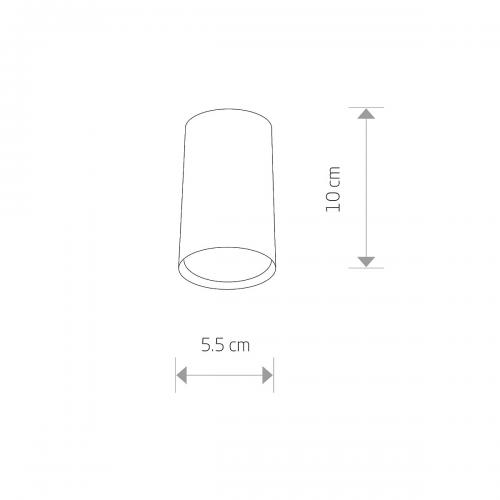 NOWODVORSKI - Luminaire 5255 EYE white • 1 х 10W  LED • IP20