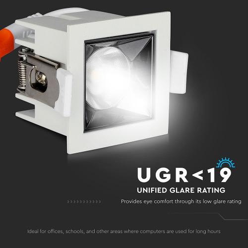 V-TAC - LED Луна SAMSUNG Чип 4W Рефлектор UGR<19 38° 5700K SKU: 985