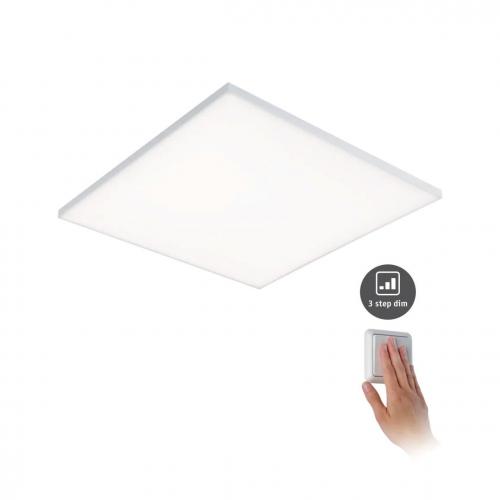 PAULMANN - 79822  LED Panel 3-Step-Dim Velora square 595x595mm◼34W◼3500lm◼3000K ◼dimmable✴White matt