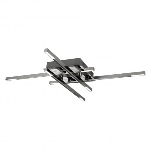 SEARCHLIGHT -  8588-8CC Lattice 6 Arm Ceiling Light With Frosted Glass - Led  