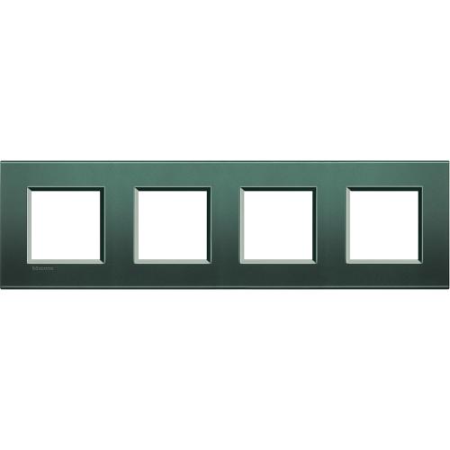 BTICINO - LNA4802M4PK Square cover plate 4х2modules - Park-metal