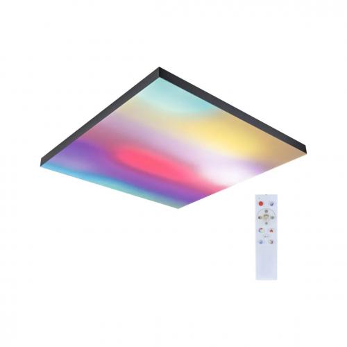 PAULMANN - 79909  LED Panel Velora Rainbow dynamicRGBW square 595x595mm◼31W◼2820lm◼RGB+◼dimmable✴Black 