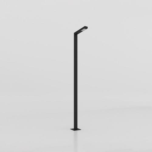 POLARIS LIGHTING -  INFINITY G PARK LED POLE to dig in H:4000/L600mm 20-80W 10400lm 4000K 90º IP66 black 6003-B