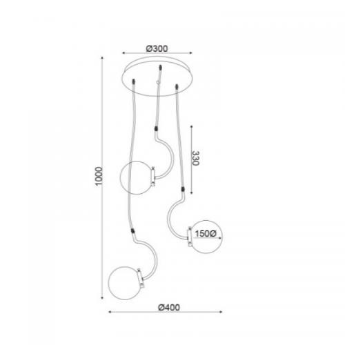 ACA LIGHTING - Пендел  Vintage  OD905903P