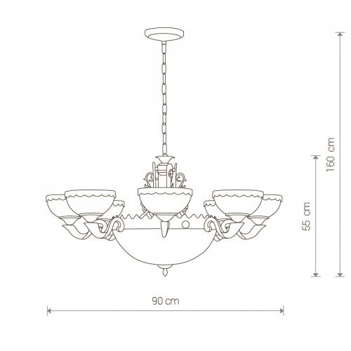 NOWODVORSKI - Pendant luminaire  ATTYKA XI 3365