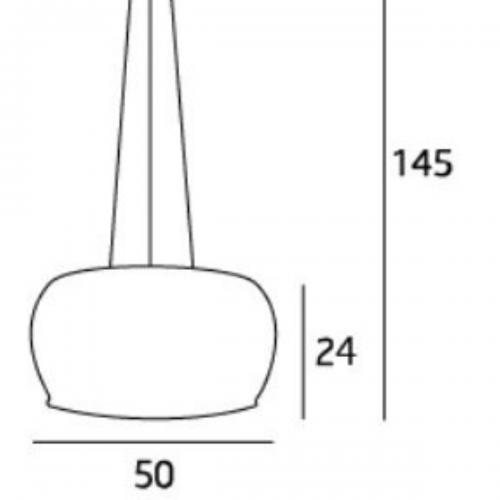 MAXLIGHT - Полилей MOONLIGHT P0076-06X ,Ø: 50 cм,6 x 40W G9 230V