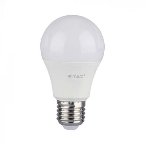 V-TAC - LED Bulb 8.5W E27 A60 Plastic Sensor 3000K SKU: 214459 