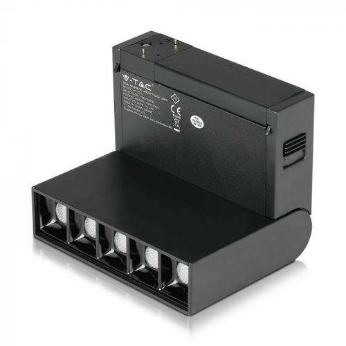 V-TAC - 5*2W Магнитен Линеен Спот 3000K Черен 24V SKU: 7962 VT-4210