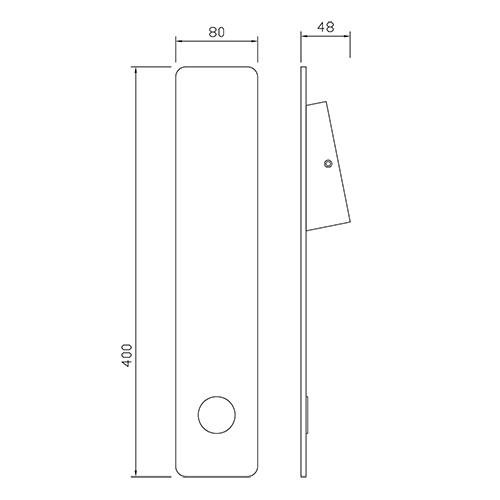 ULTRALUX - OTS527 LED ТЯЛО С ИНДИРЕКТНА СВЕТЛИНА, 5W, 2700K, ТОПЛО БЯЛО