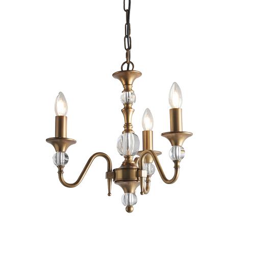 INTERIORS 1900 - chandelier   POLINA LX124P3B   E14, 3x40W