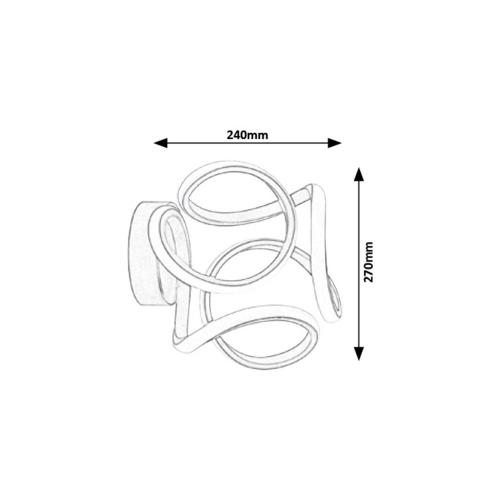 RABALUX - wall luminaire  PALMIRA 5772