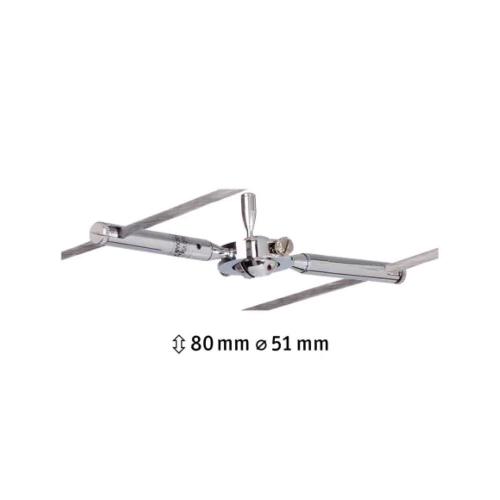 PAULMANN - 94147  Cable system TogoLED single spot✴GU5.3 max. 10W⚡dimmable~12V✴chrome