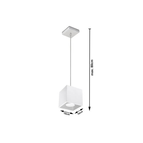 SOLLUX - Пендел QUAD 1 white SL.0062