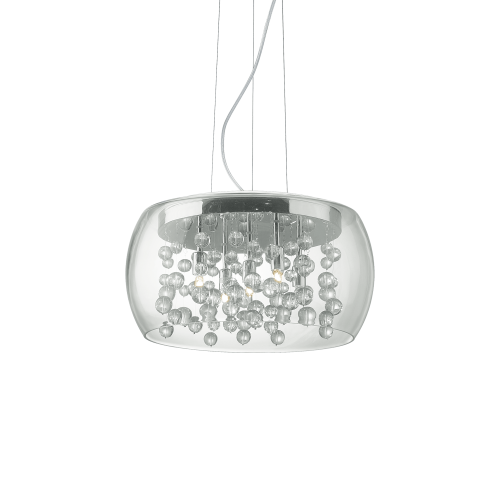 IDEAL LUX - pendant luminaire AUDI-80 SP5 TRASPARENTE 031743