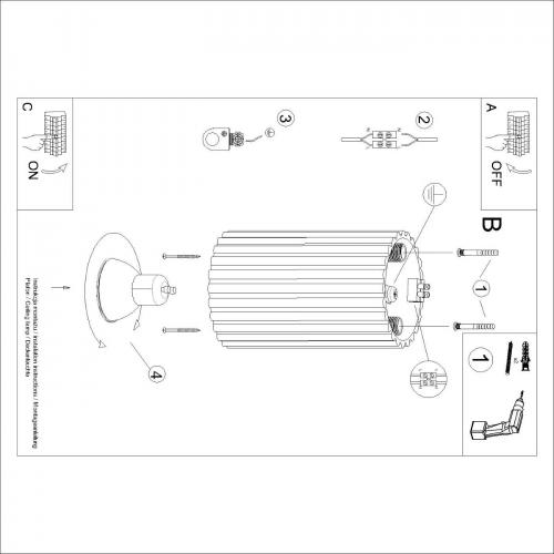 SOLLUX - Луна KARBON 10 черна 10W GU10  SL.1568