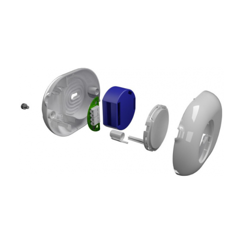 SHELLY - Button box for 1 / 1PM black Shelly Button - 266038 Shelly Button for 1/1PM - Black