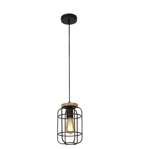 SEARCHLIGHT - Pendant    81953-1BK   Vision ⚡1 х 60W⚡E27