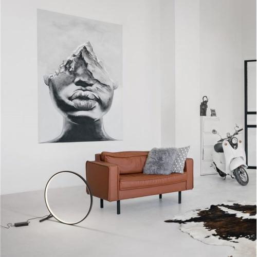 NOVA LUCE - Димируем лампион D:80 W:35 H:80cm.  9006098  HOLA ⚡ LED 46W ⚡ 3757Lm ⚡ 3000K ⚡ 230V ⚡ IP20 ✴ Пясъчно черно