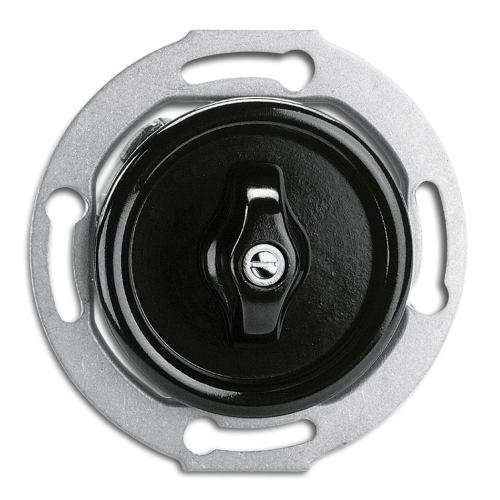 THPG - Rotary switch two-pole 10A bakelite black 100374
