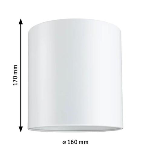 PAULMANN - Абажур 95611 URail shade Tallis 2Easy 160mm ✴ Бял мат
