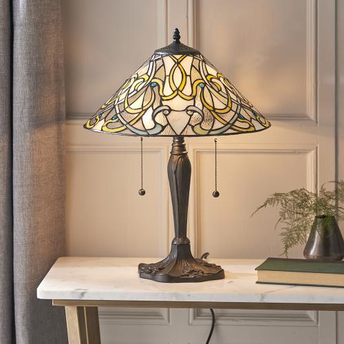 INTERIORS 1900 - table luminaire  DAUPHINE 64055 E27, 2x60W