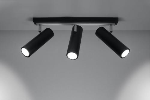 SOLLUX - SPOT lamp  DIREZIONE 3  black SL.0501