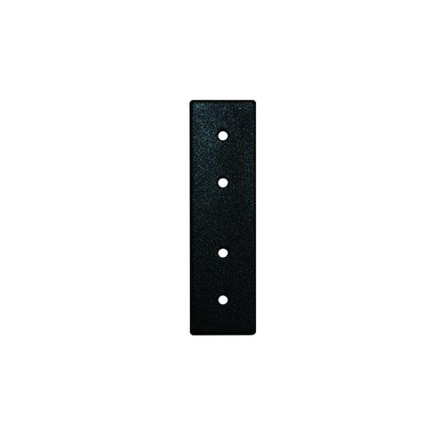 ACA LIGHTING - Метален конектор за магнитна шина за външен монтаж 48V DC черен MCSRB